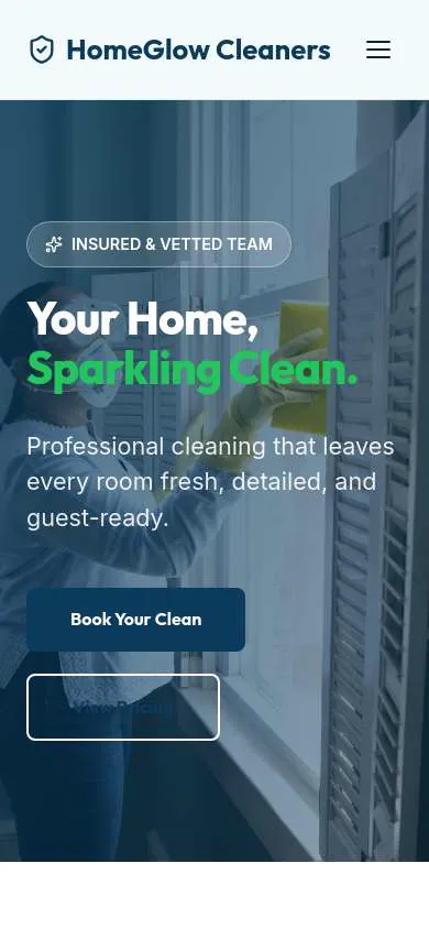 Homeglow Cleaners (mobile)